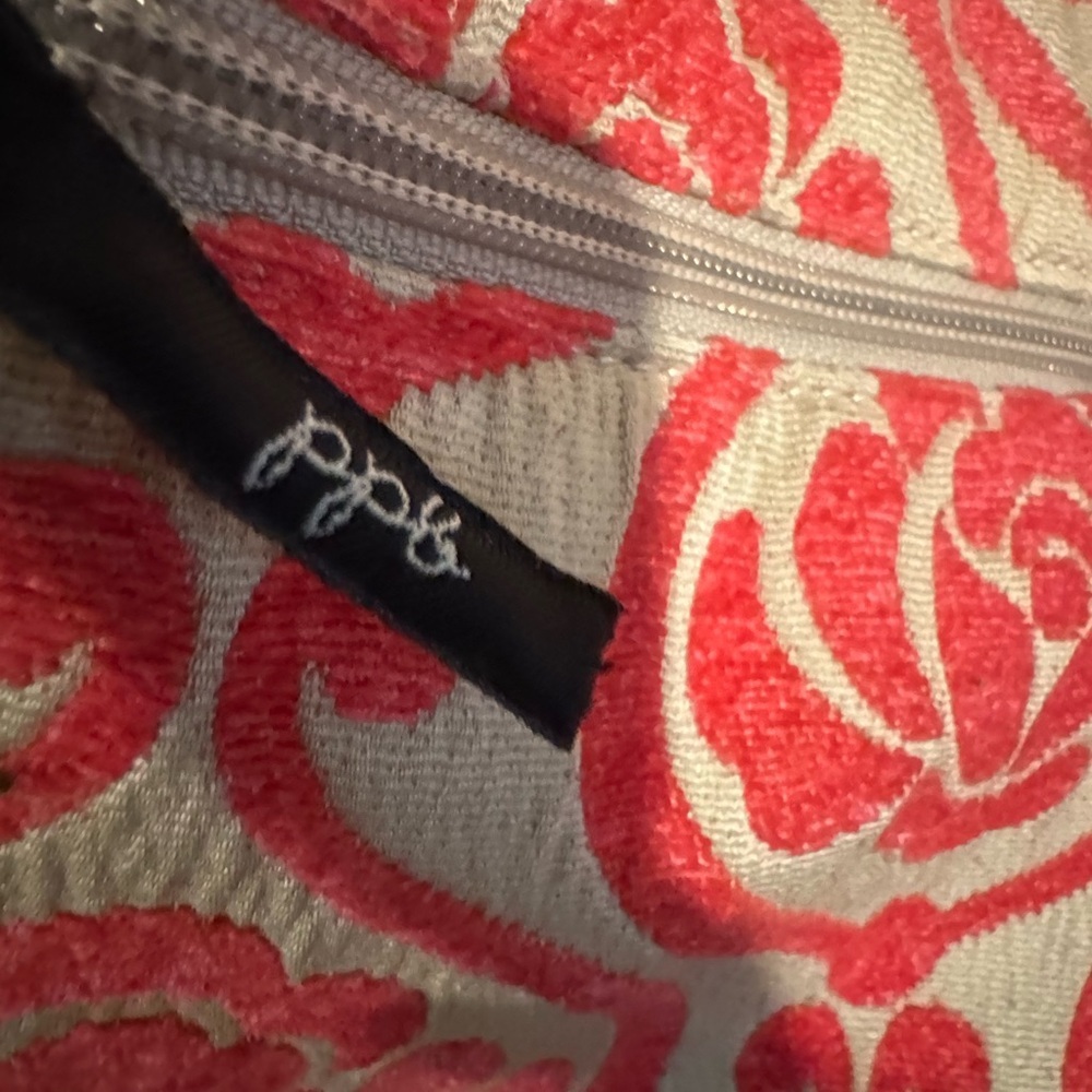 Petunia Pickle Bottom Red and Gray Floral Hobo Bag - Picture 6 of 11